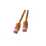 Sieťový kábel EFB Elektronik K8056.5 RJ-45 Cat6a 5 m oranžový