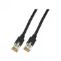 Sieťový kábel EFB Elektronik K8072.1 RJ-45 Cat5e 1 m čierny