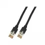 Sieťový kábel EFB Elektronik K8072.5 RJ-45 Cat5e 5 m čierny