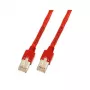 Sieťový kábel EFB Elektronik Cat.5e RJ-45 červený 3 m