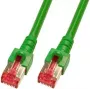 Sieťový kábel EFB Elektronik 30 m RJ-45 Cat6 zelený