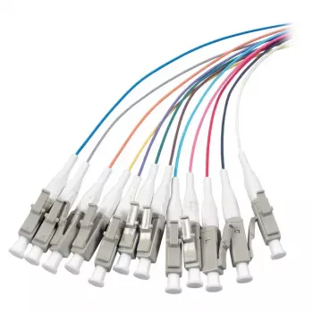 Optický kábel EFB Elektronik O0481.2 2 m LC hnedý zelený sivý červený tyrkysový fialový biely žltý