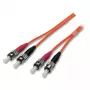 EFB O6013.2 duplexný jumper ST-ST 50/125 OM2 oranžový 2 m