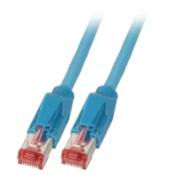 Sieťový kábel EFB Elektronik K8708BL.2 RJ-45 Cat6a 2 m modrý