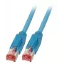 Sieťový kábel EFB Elektronik K8708BL.2 RJ-45 Cat6a 2 m modrý