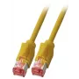 Sieťový kábel EFB Elektronik K8708GE.2 RMS45 RJ-45 Cat6a 2 m žltý