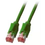 Sieťový kábel EFB Elektronik K8708GN.3 RJ-45 Cat6a 3 m zelený