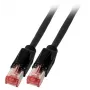 Sieťový kábel EFB Elektronik K8708SW.3 RJ-45 Cat6a 3 m čierny