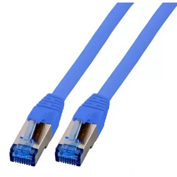 Sieťový kábel EFB Elektronik K5525FBL.5 RJ-45 Cat6a 5 m modrý