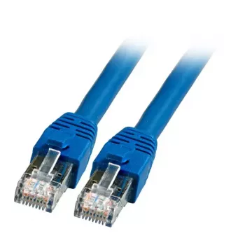Sieťový kábel EFB Elektronik K5528BL.1 RJ-45 Cat8.1 1 m modrý