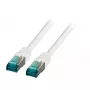 Sieťový kábel EFB Elektronik MK6001.15W RJ-45 Cat6a 15 m biely