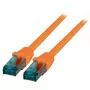 Sieťový kábel EFB Elektronik MK6001.30O RJ-45 Cat6a 30 m oranžový