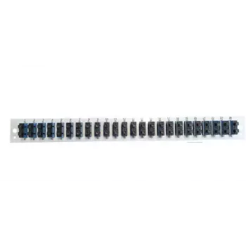 Príslušenstvo k patch panelu EFB Elektronik SB-FP-24SC-D-V-OS2 — 1U montáž do racku, 432×13×43,5 mm, sivá