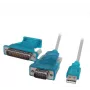 Ecolan konvertorový kábel USB 2.0 na RS232, FTDI-232RL, 1,8 m
