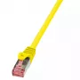 Sieťový kábel LogiLink 0,25 m RJ-45 Cat6 S/FTP žltý