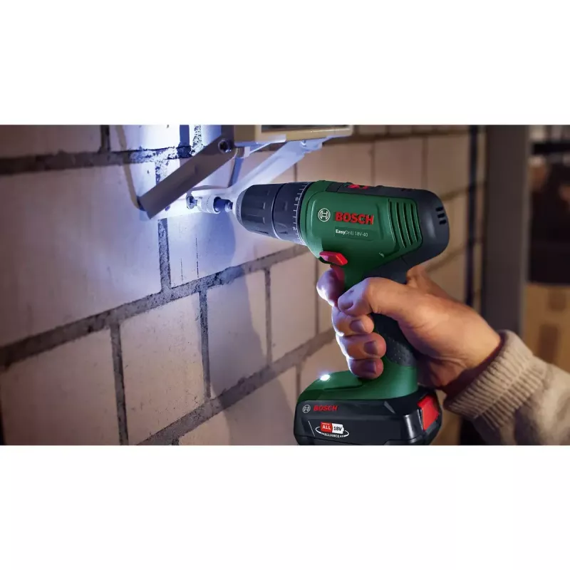 Akumulátorová vŕtačka Bosch EasyDrill 18V-40, 2-rýchlostná, 13 mm rýchloupínacie skľučovadlo