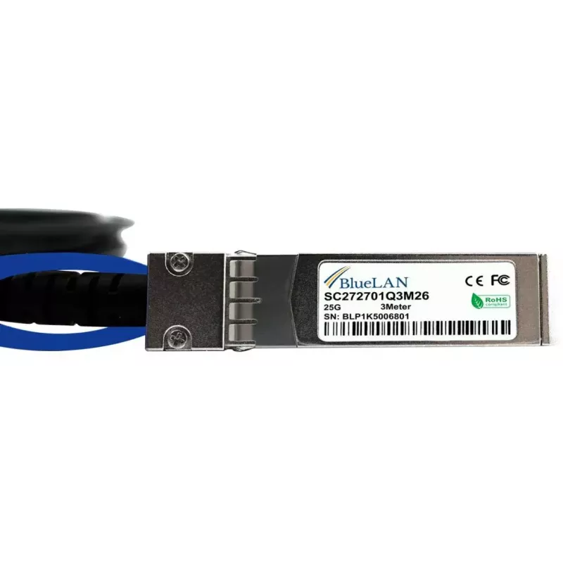 BlueOptics InfiniBand/sklenené vlákno kábel 3 m SFP28 konektor samec/konektor samec 470-ACEV-BL