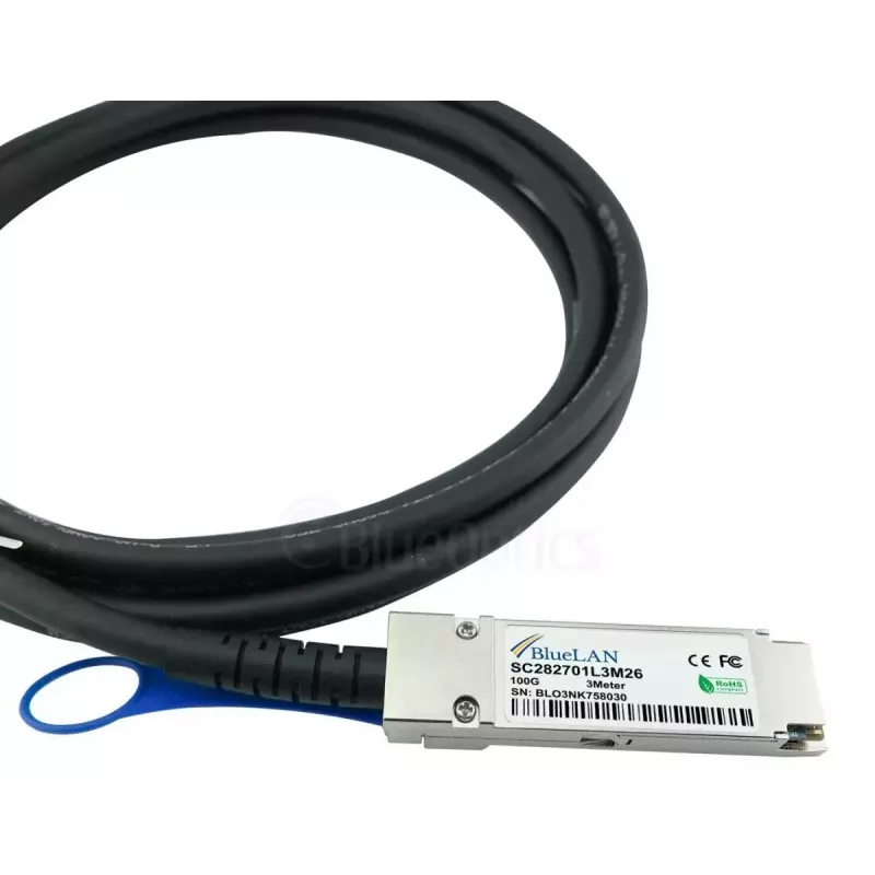 Sieťový kábel BlueOptics YFNDD-BL QSFP28 4xSFP28 InfiniBand 2m oranžový