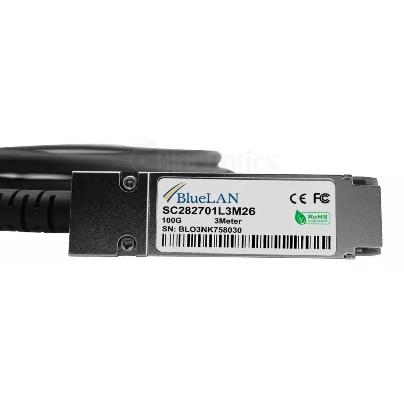 Sieťový kábel BlueOptics YFNDD-BL QSFP28 4xSFP28 InfiniBand 2m oranžový