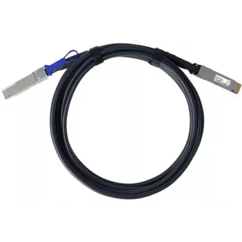 BlueOptics QDD-400-CU2M-BL InfiniBand sklenené vlákno kábel 2 m QSFP-DD čierny