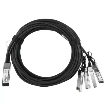 Sieťový kábel BlueOptics ET7402-25DAC-2M-BL QSFP28 4xSFP28 InfiniBand 2m čierny
