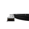 Sieťový kábel BlueOptics DAC-Q28-4S28-25G-2M-BL QSFP28 4xSFP28 InfiniBand 2m čierny