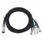 DAC kábel BlueOptics GXFBL5I-BL 2m QSFP28 na 4x SFP28