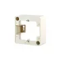 Nástenná doska / kryt vypínača MetzConnect 130829-01-I, perlová biela, 85×85 mm, hĺbka 36 mm