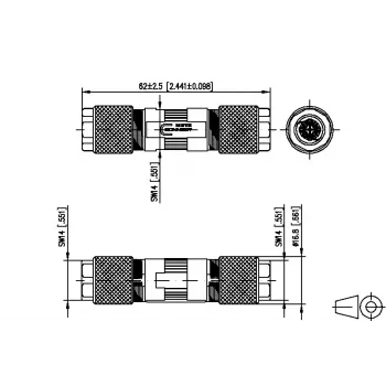 Konektor kábla BTR NETCOM 130863-02-E