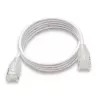 Sieťový kábel Wantec 7408 RJ45 Cat6a 5m biely