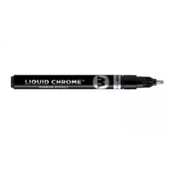 Molotow marker 703106 Liquid Chrome čierna a chrome