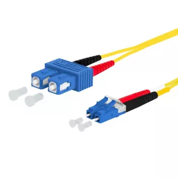 Kábel z optických vlákien METZ CONNECT 151P1EOJO15E SC LC I-V(ZN) H 1,5 m žltá