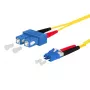 Kábel z optických vlákien METZ CONNECT 151P1EOJO15E SC LC I-V(ZN) H 1,5 m žltý