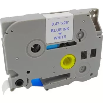 MediaRange plastová páska kazeta Brother TZ-233 12mm 8m modrá na bielej