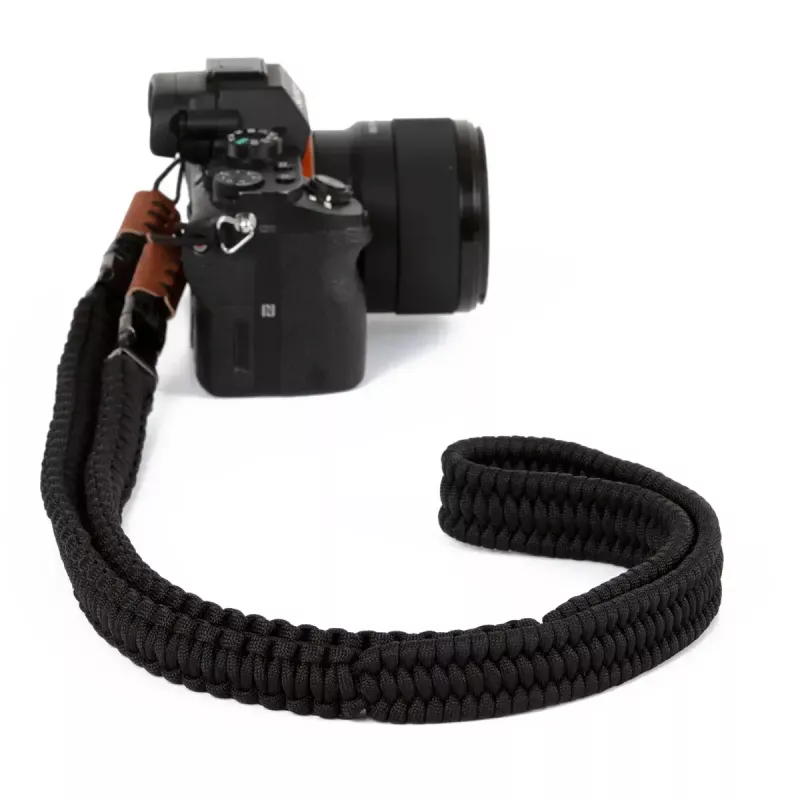 C-ROPE Traveler paracord remienok na fotoaparát, 100 cm, Silent Black