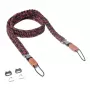 C-ROPE Traveler paracord remienok na fotoaparát, 100 cm, Red Dots