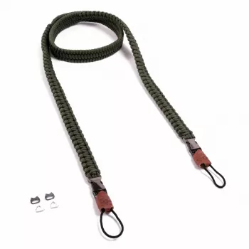 C-ROPE Traveler Paracord popruh na kameru, 140 cm, Military Olive