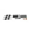 Rockstable 18U 19 palcový nástenný rack čierny RS19-6418S