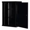 Rockstable 18U 19 palcový nástenný rack čierny RS19-6418S