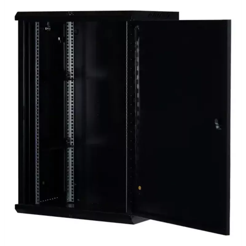 Rockstable 18U 19 palcový nástenný rack čierny RS19-6418S