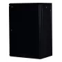 Rockstable 18U 19 palcový nástenný rack čierny RS19-6418S