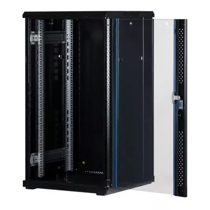 Rockstable 22 U 19 palcový serverový rack s bezpečnostným sklom RS19-6622