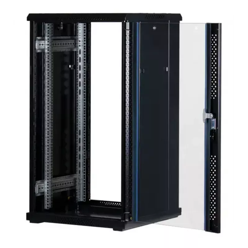 Rockstable 22 U 19 palcový serverový rack s bezpečnostným sklom RS19-6622