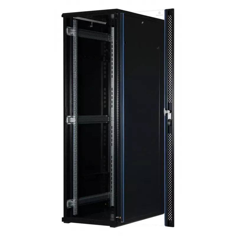42U serverová skriňa Rockstable RS19-6042 s tvrdeným sklom