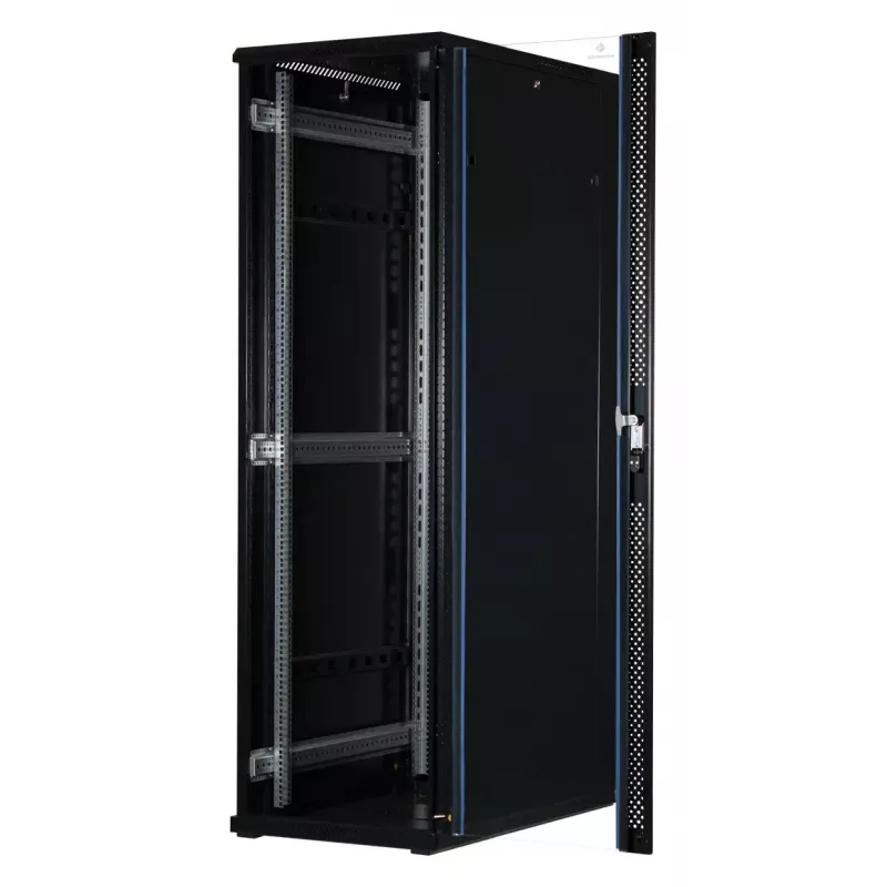 42U serverová skriňa Rockstable RS19-6042 s tvrdeným sklom