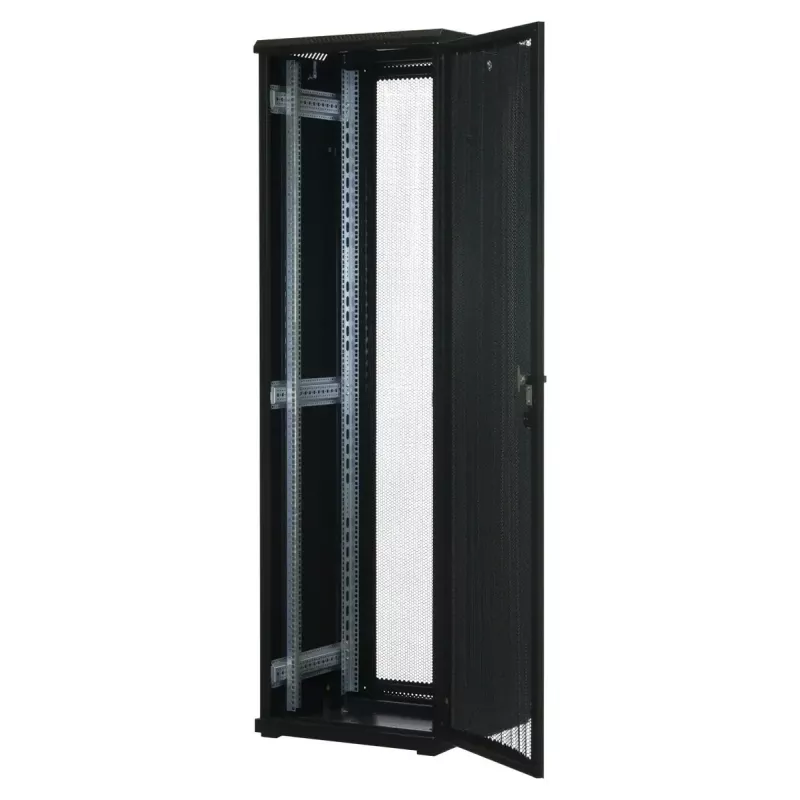 42U 19-palcový serverový rack Rockstable RS19-6642PP sieťované dvere