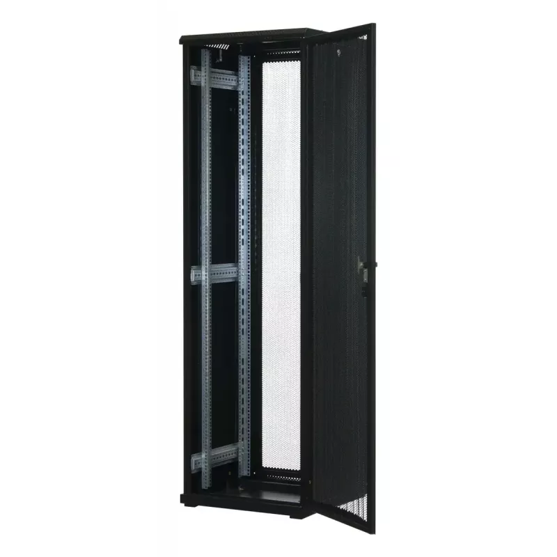 42U 19-palcový serverový rack Rockstable RS19-6642PP sieťované dvere