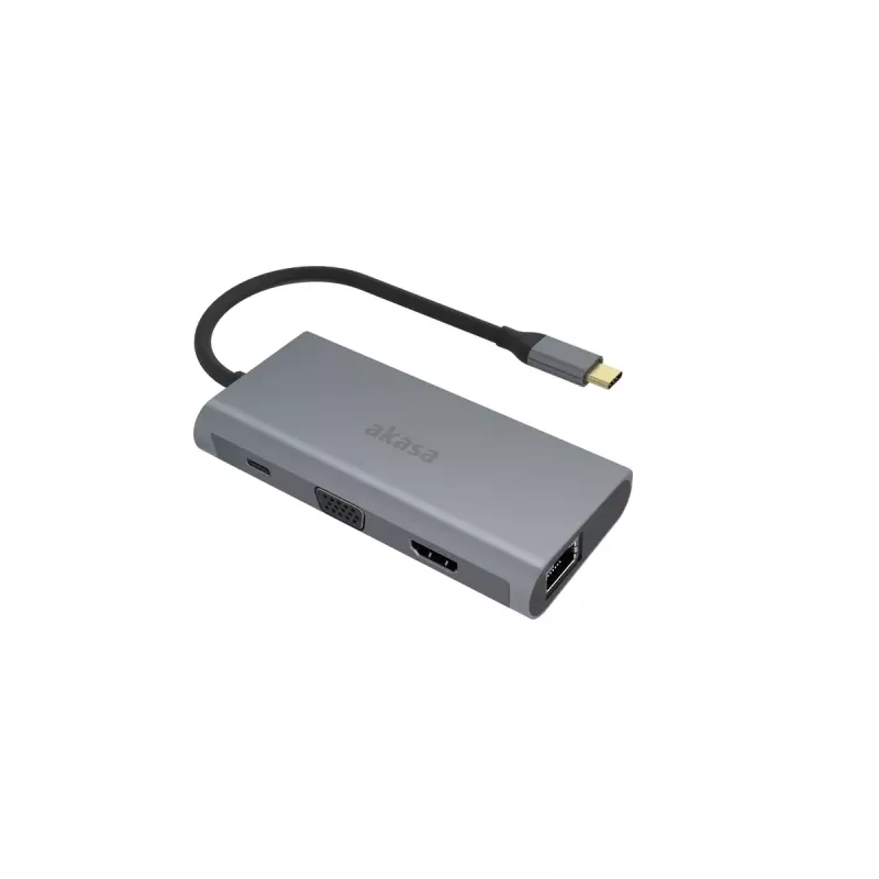 Dokovacia stanica Akasa USB Type-C 9-in-1