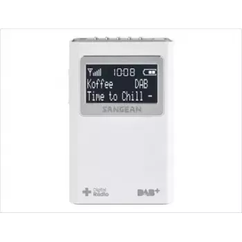 Prenosné rádio Sangean DPR-39 DAB+ FM LCD biela