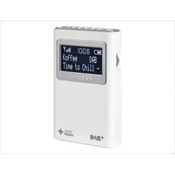 Prenosné rádio Sangean DPR-39 DAB+ FM LCD biela